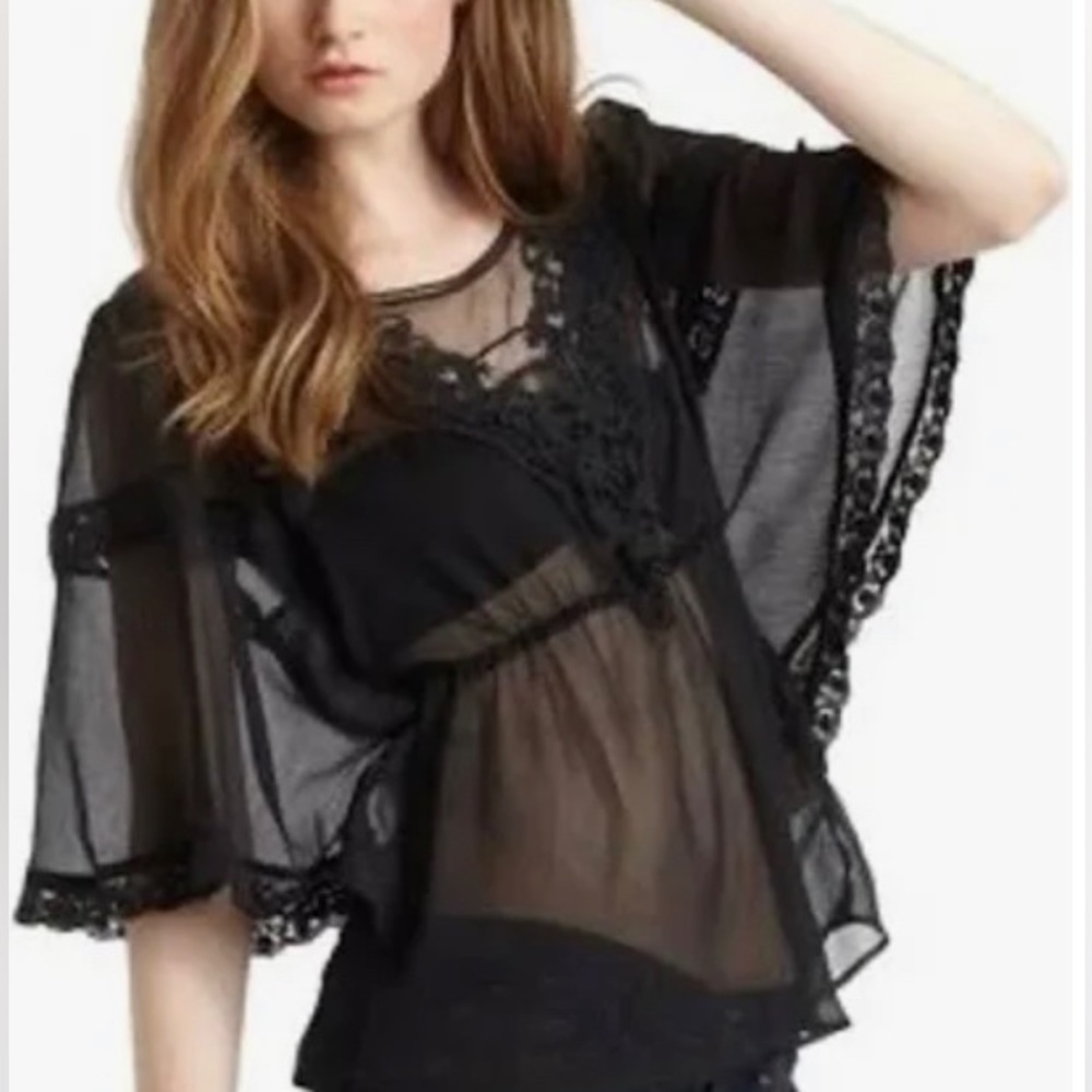 Free People Sheer Dreamer In White size Medium
